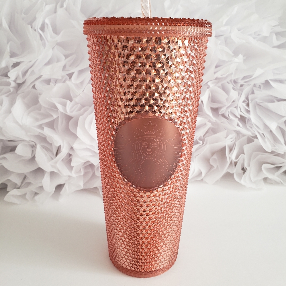 Starbucks Studded Tumbler Rose Gold